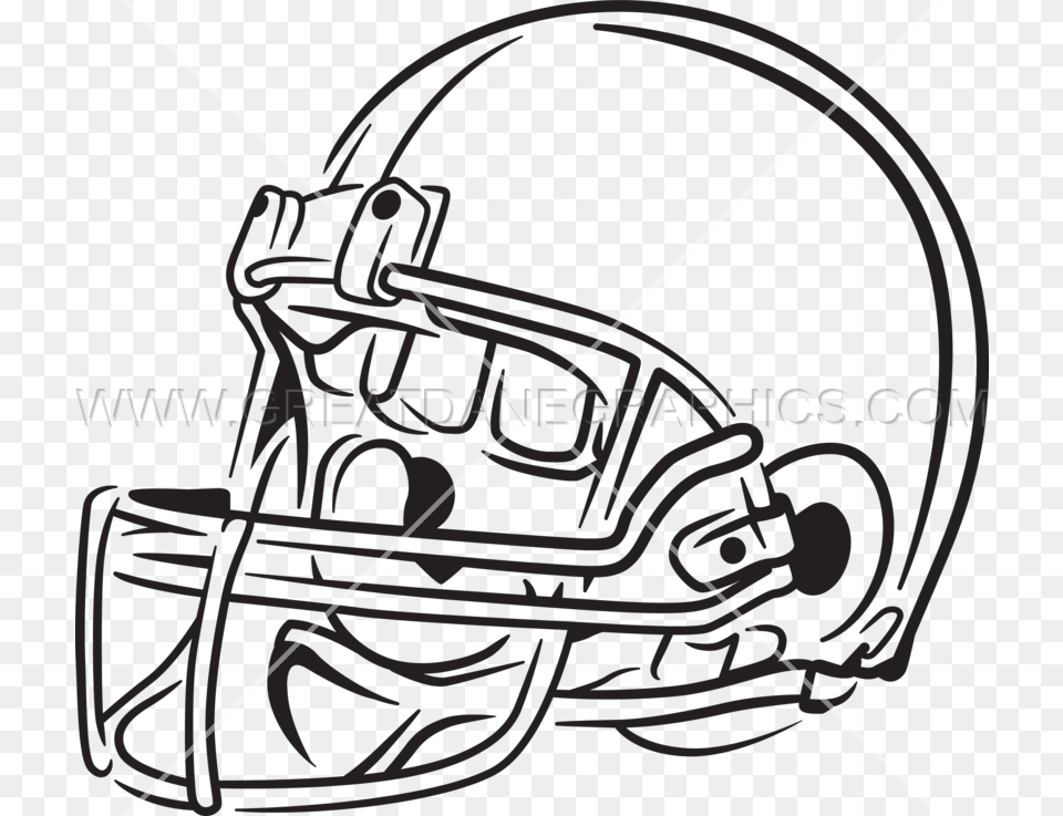 Football Helmet Production Ready Artwork For T Shirt Printing, Bow, Weapon, American Football, Person Free Transparent Png