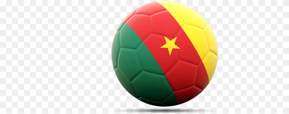 Football Icon Cameroon Flag, Ball, Soccer, Soccer Ball, Sport Png
