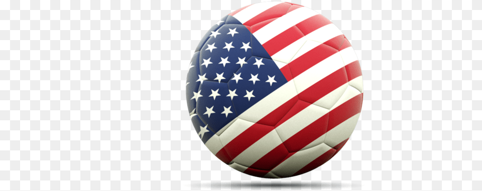 Football Icon Illustration Of Flag United States America Ball Usa Flag, Soccer, Soccer Ball, Sport Png Image