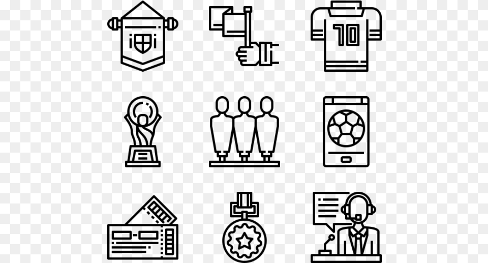 Football Icons Vector Information Technology Icons, Gray Png Image