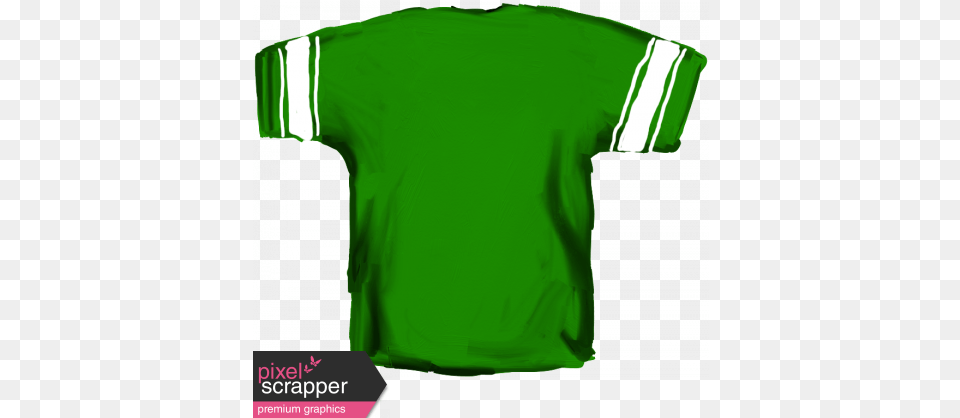 Football Jersey Back Green Graphic By Brooke Gazarek Pixel Green Football Jersey Back, Clothing, Shirt, T-shirt Png