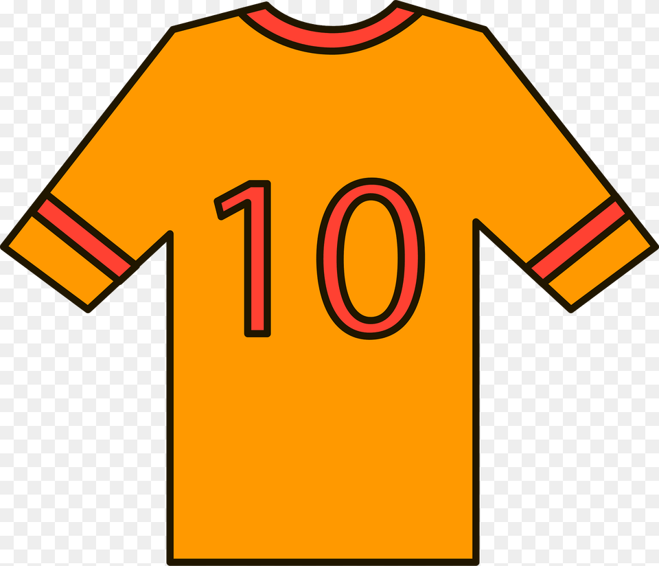 Football Jersey Clipart, Clothing, Shirt, T-shirt Png