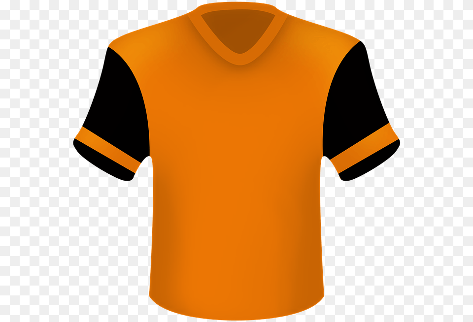 Football Jersey T Shirt Baju Bola Yang Polos, Clothing, T-shirt Free Transparent Png