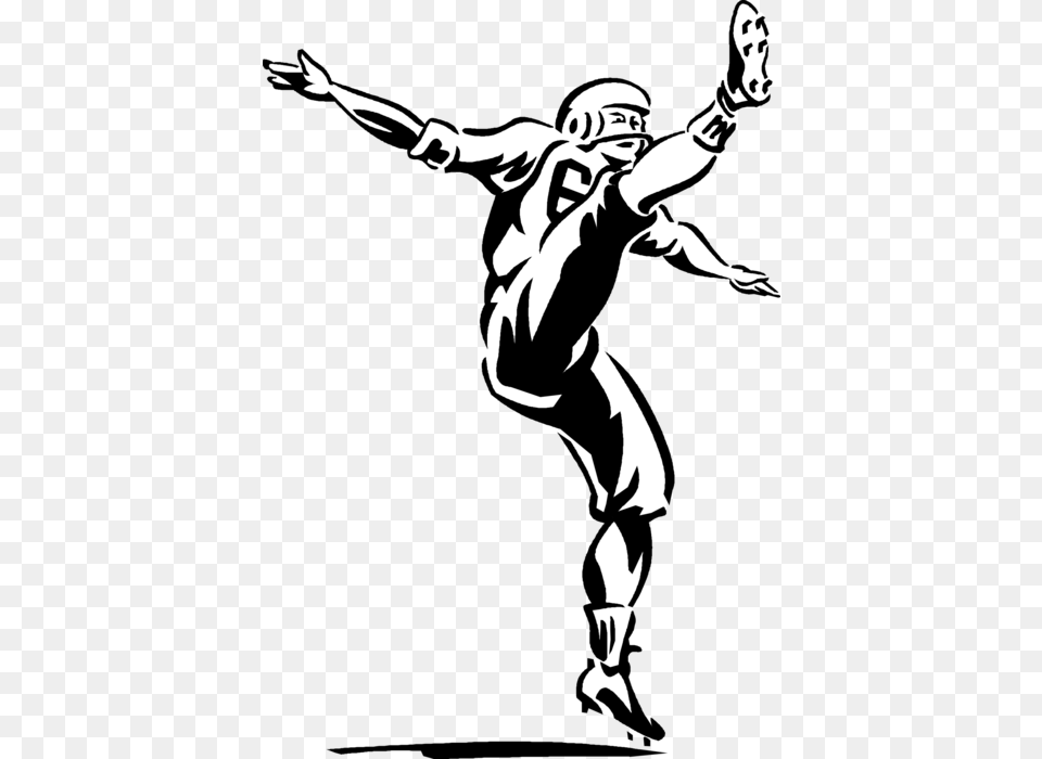 Football Kicker Football Kicker Clip Art, Stencil, Person, Face, Head Free Transparent Png