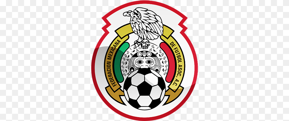 Football Kits Football Soccer Soccer Logo International Escudo Da Do Mexico, Badge, Ball, Soccer Ball, Sport Free Transparent Png