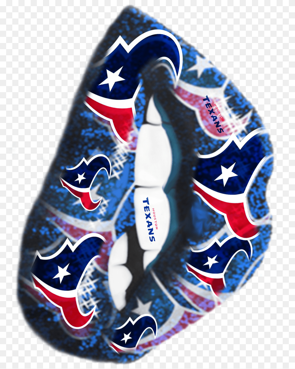 Football Lips Texans Fish, Emblem, Symbol Free Png Download