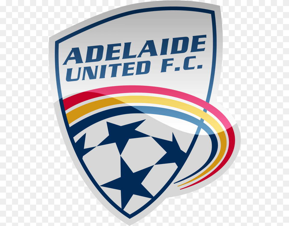 Football Logos Actual Original Quality Logo Adelaide United, Badge, Symbol, Emblem Free Png Download