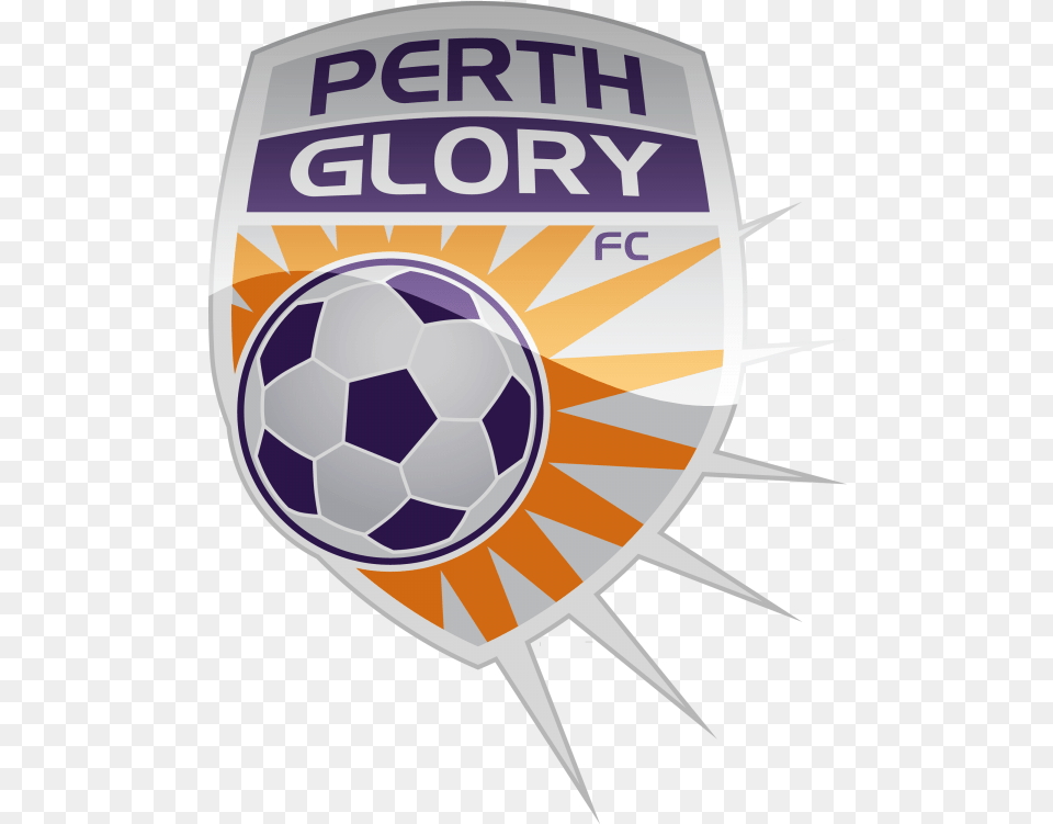 Football Logos Actual Original Quality Perth Glory Logo, Badge, Ball, Soccer, Soccer Ball Free Png