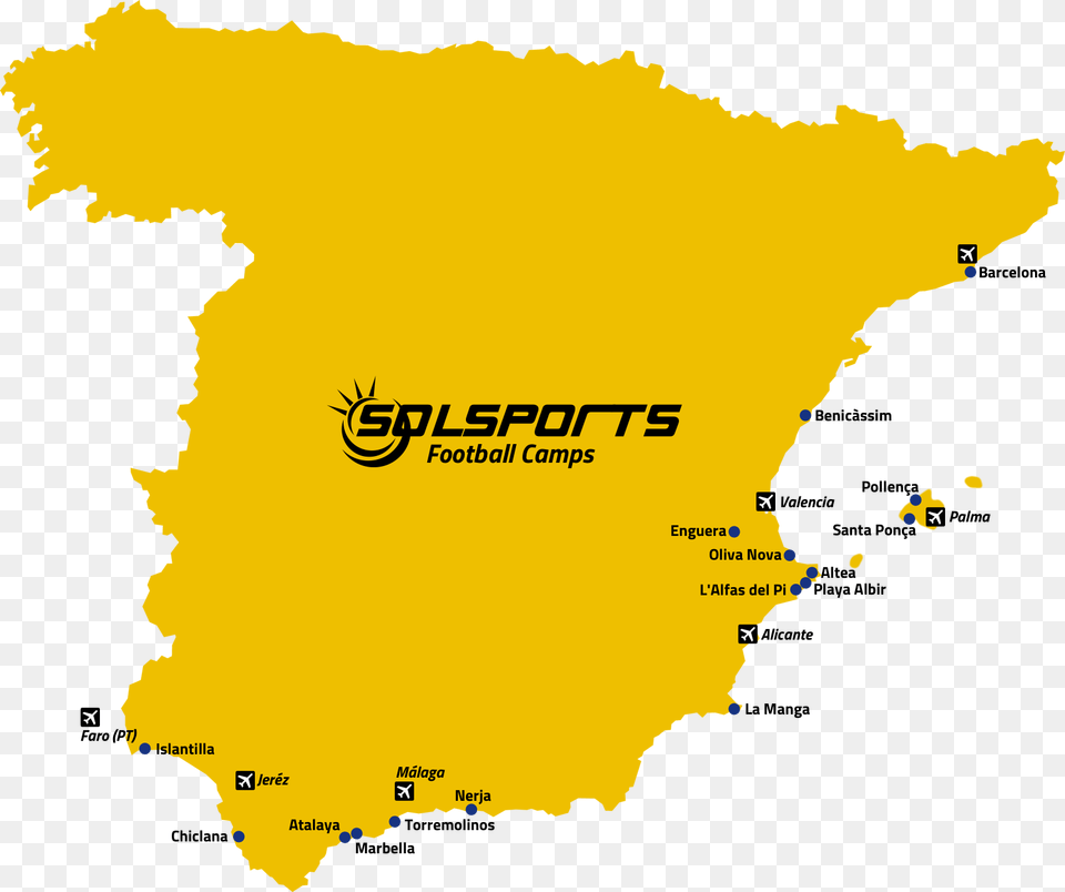 Football Map Of Spain All Spanish Football Regions, Chart, Plot, Atlas, Diagram Free Png