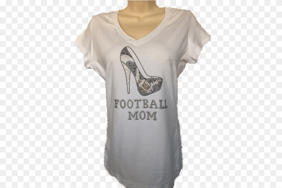 Football Mom, Clothing, Footwear, Shoe, T-shirt Png Image