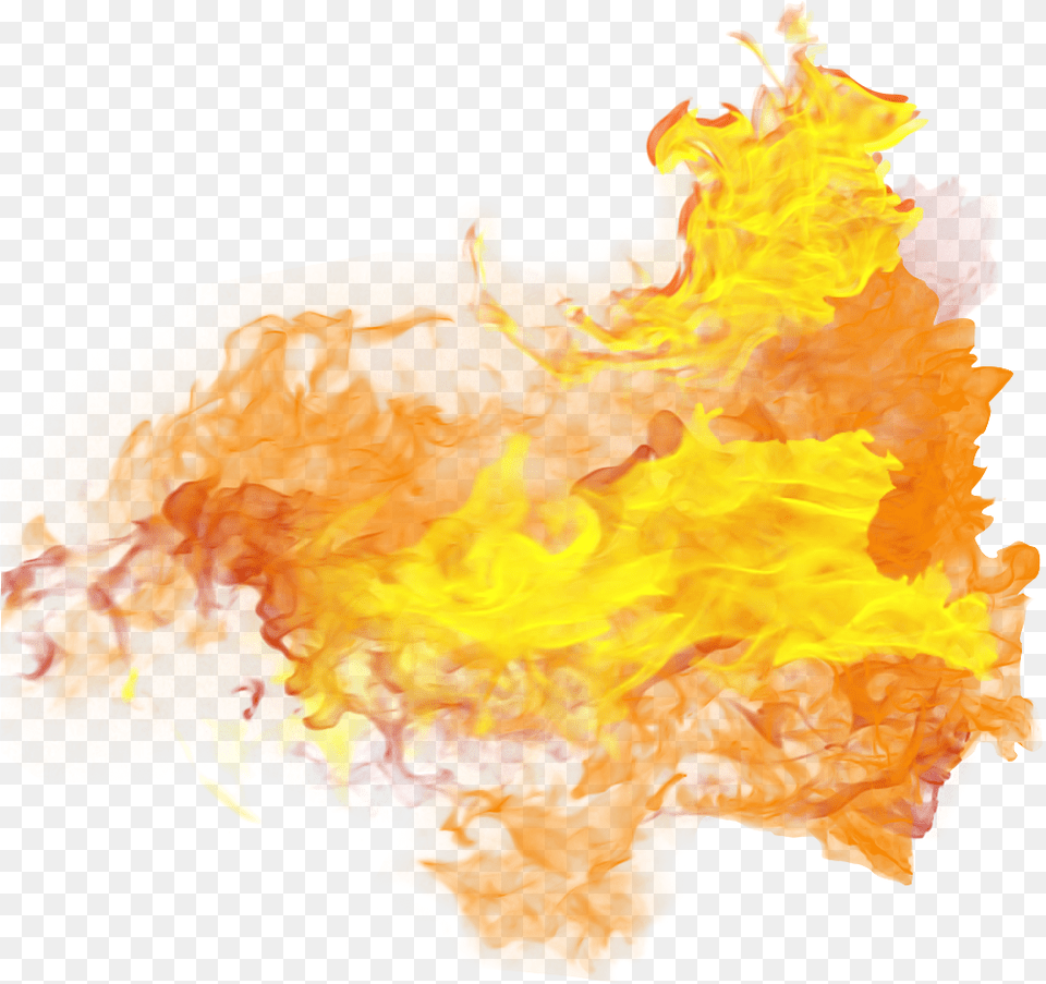 Football On Fire, Flame, Bonfire Free Png Download