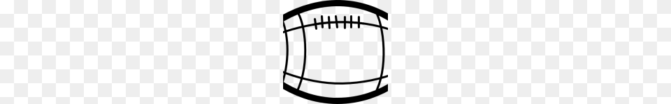 Football Outline Clipart Coloring Book Football Clip Art, Gray Png Image