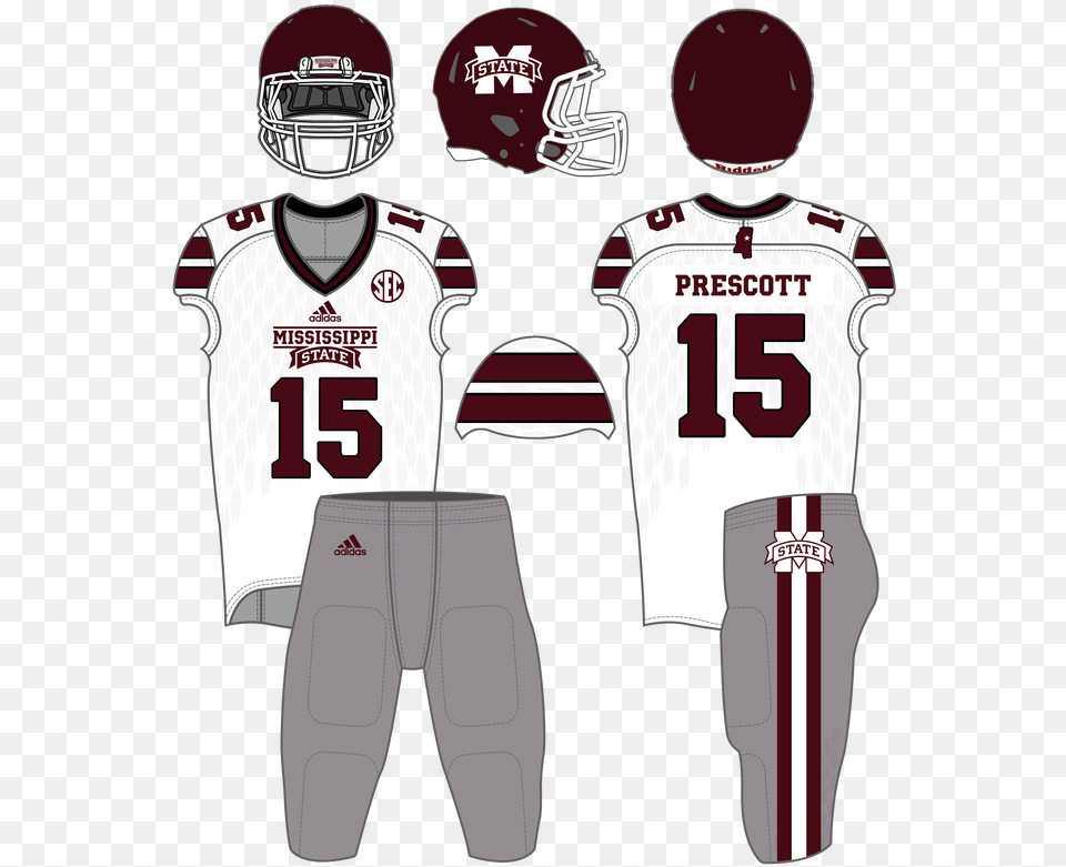 Football Outline Two Thousand Fifteen Was A Big Year Mississippi State Bulldogs Football, Clothing, Helmet, Shirt, American Football Free Png