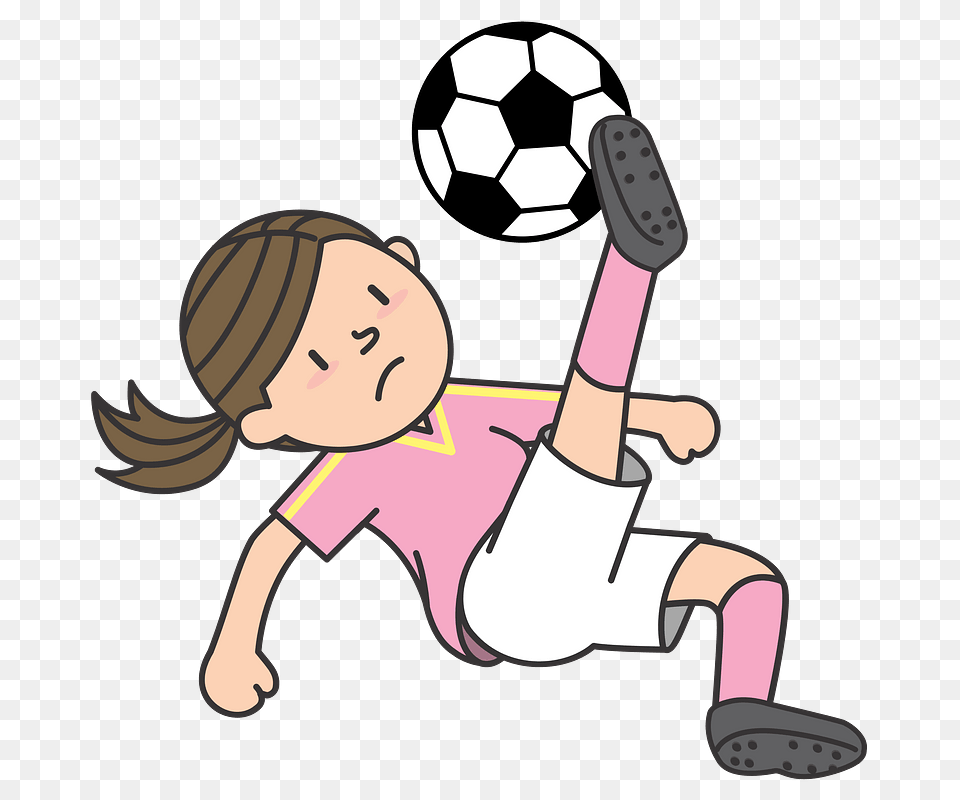 Football Player Free Svg Clip Art Soccer Player, Kicking, Person, Soccer Ball, Sport Png
