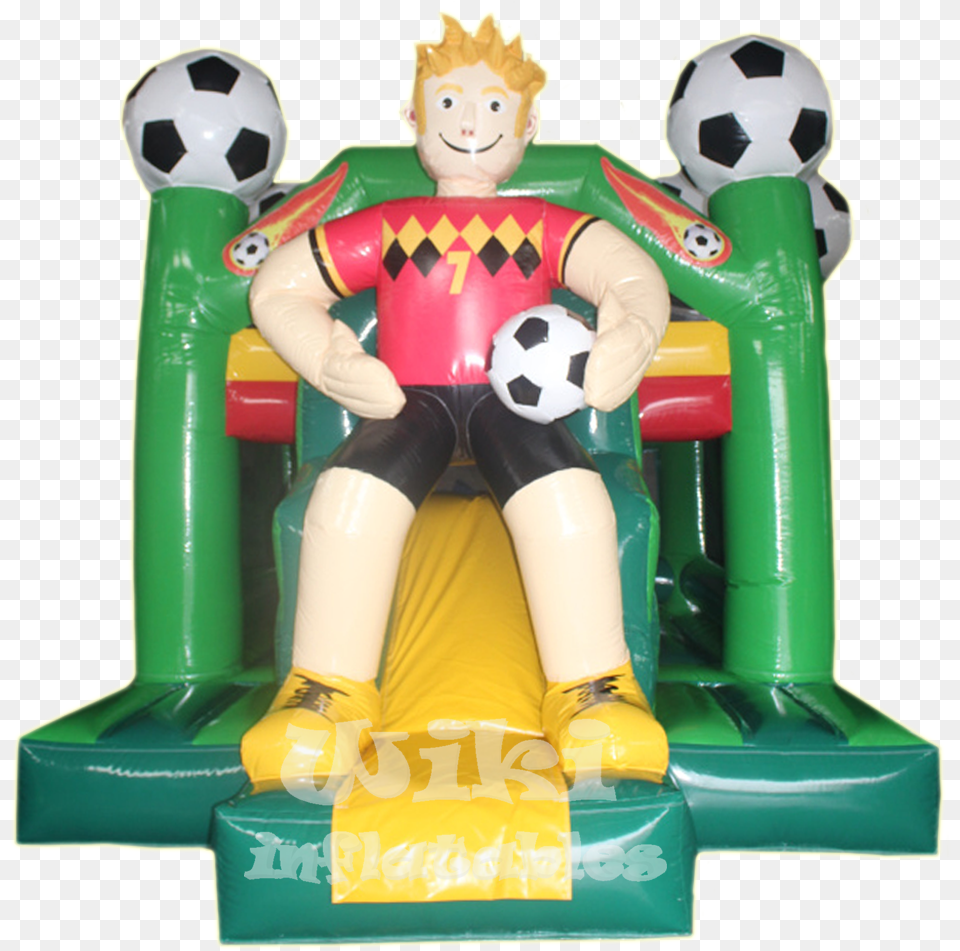 Football Player, Inflatable, Soccer Ball, Soccer, Sport Free Png Download