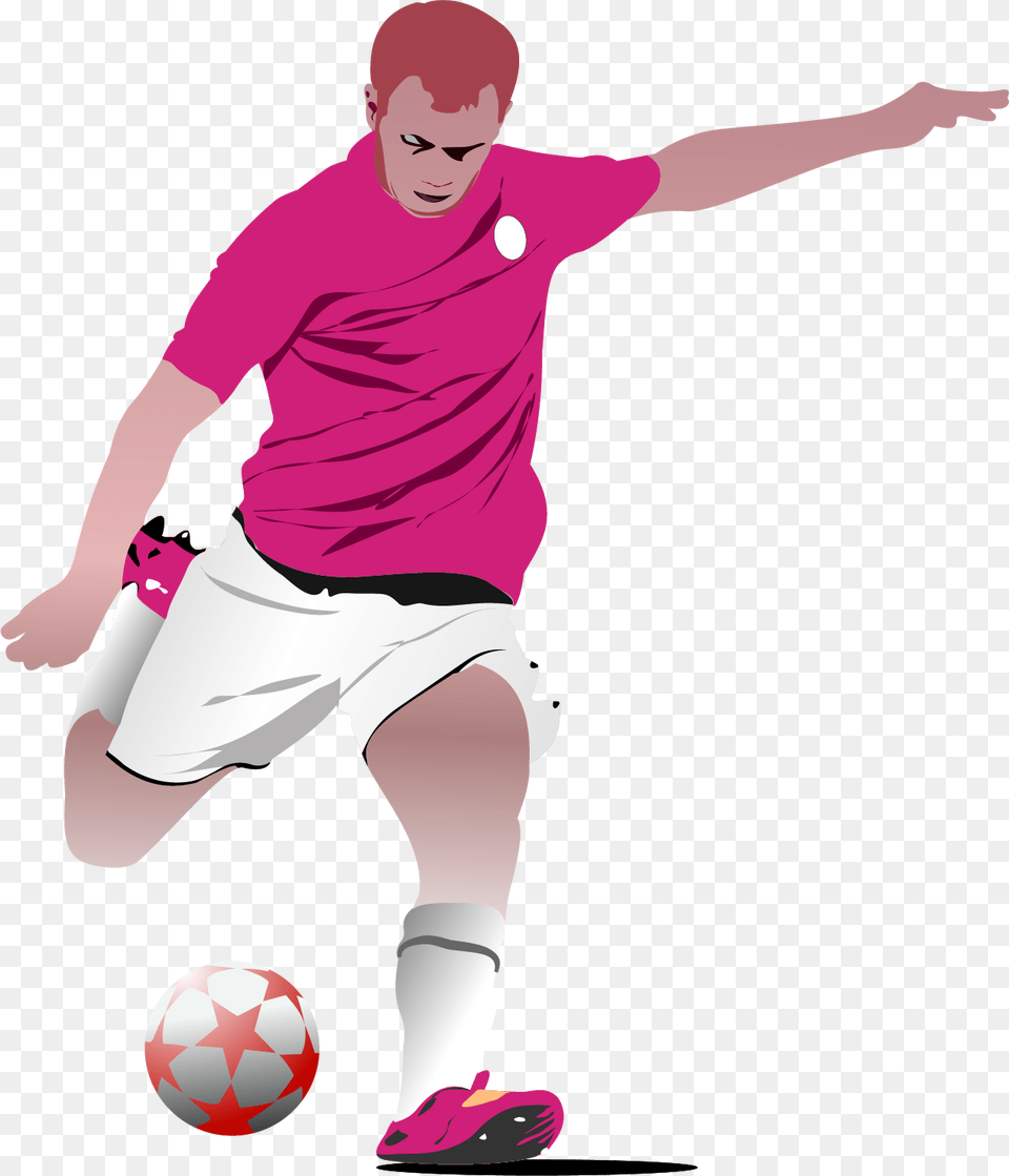 Football Player, Clothing, Shorts, Kicking, Person Png