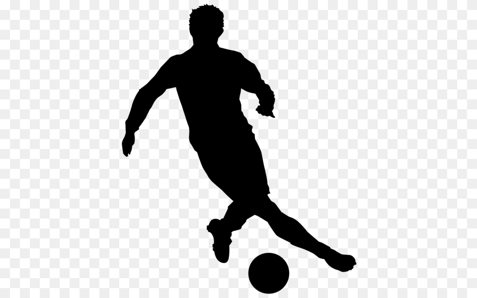 Football Player, Silhouette Free Transparent Png