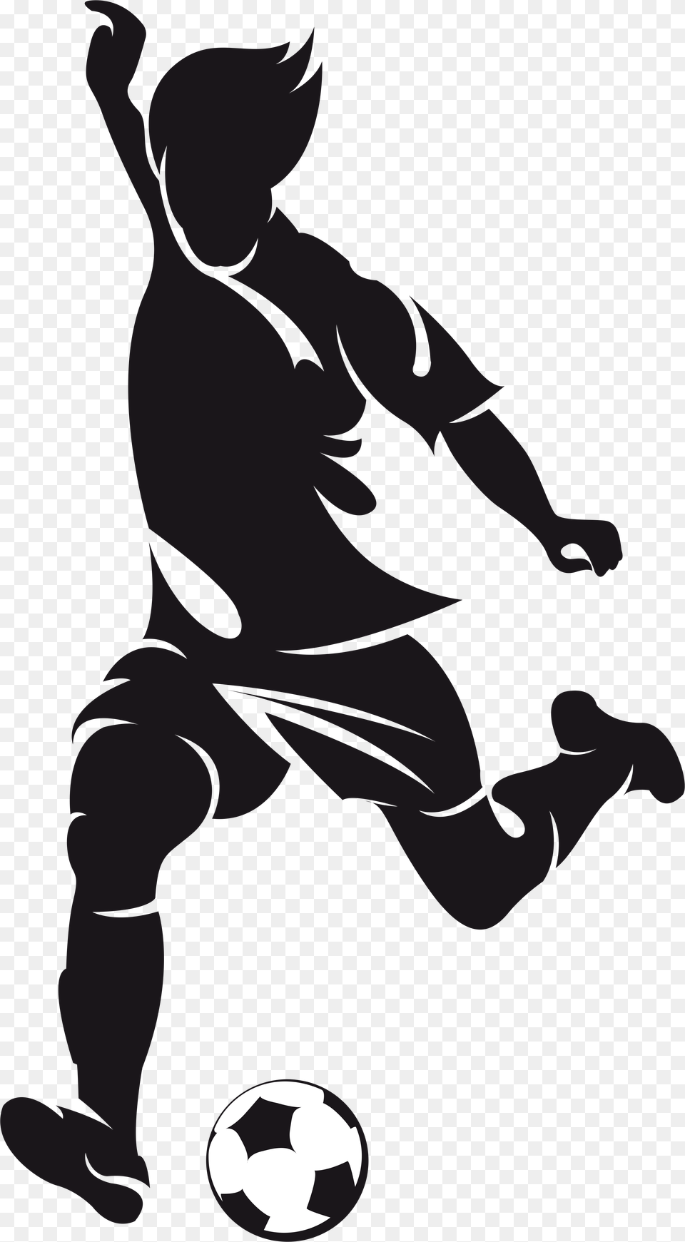 Football Player, Stencil, Baby, Person Png Image