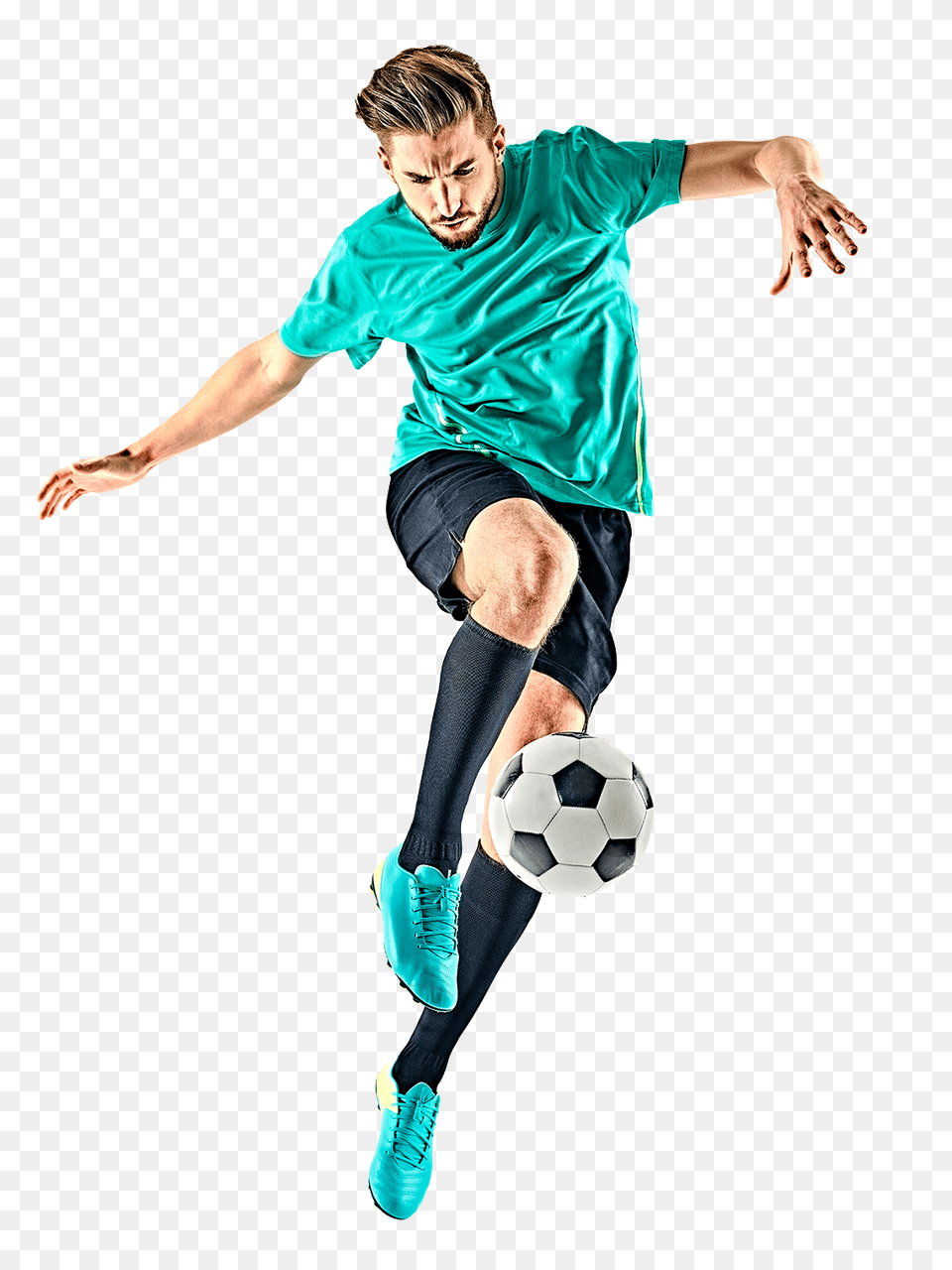 Football Player, Teen, Person, Male, Kicking Free Png Download
