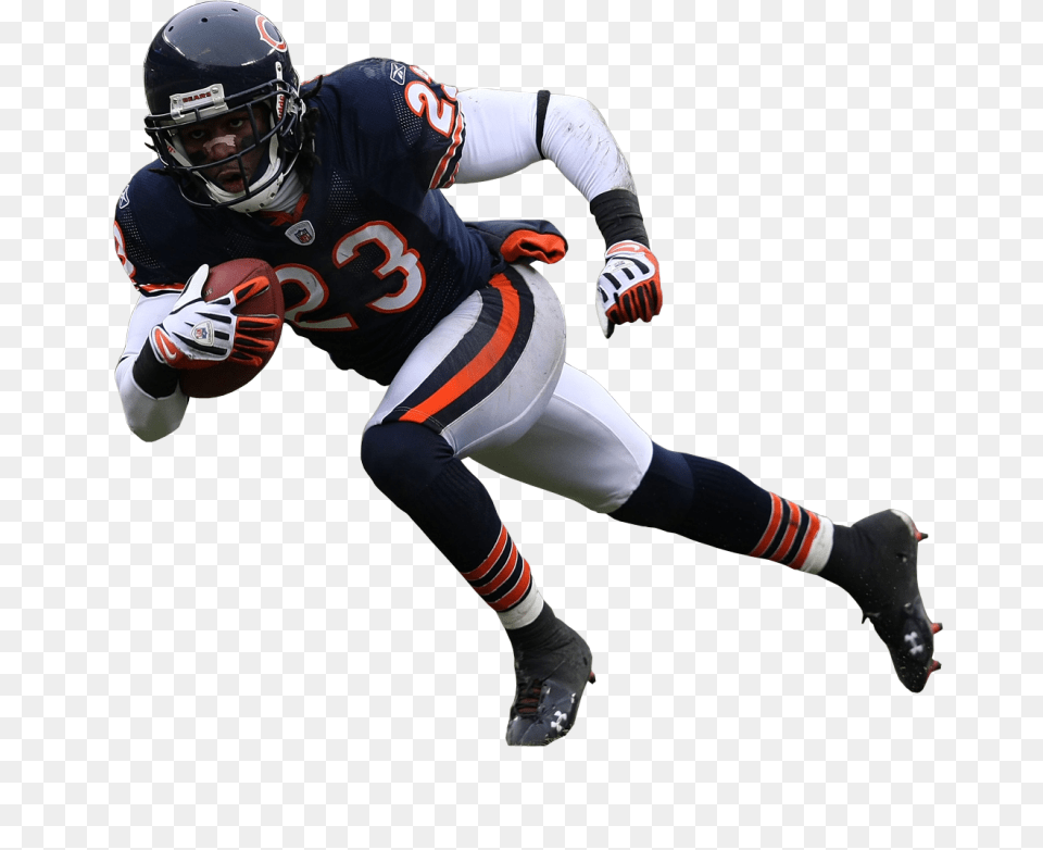 Football Player Clipart Chicago Bears 23 Hester American Football Player Background, Helmet, Adult, Sport, Playing American Football Free Png Download