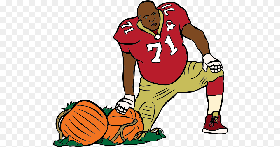 Football Player Clipart Of A Dog Today Cartoon Football Player, People, Person, Adult, Male Png Image