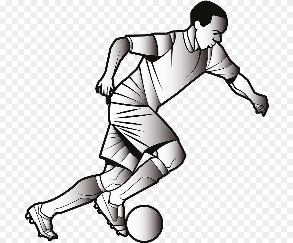 Football Player Clipart Pemain Sepak Bola Animasi, People, Person, Adult, Female Png