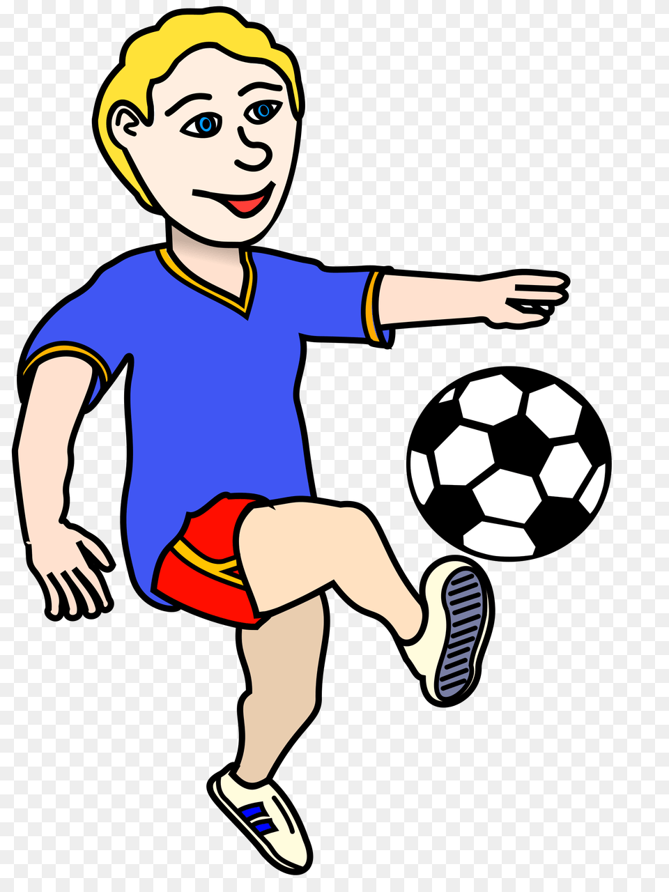 Football Player Clipart Sport, Baby, Person, Kicking, Face Free Png Download