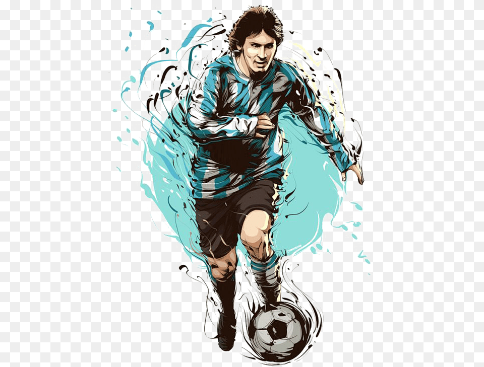 Football Player Design Argentina Football Art, Adult, Male, Person, Man Free Png
