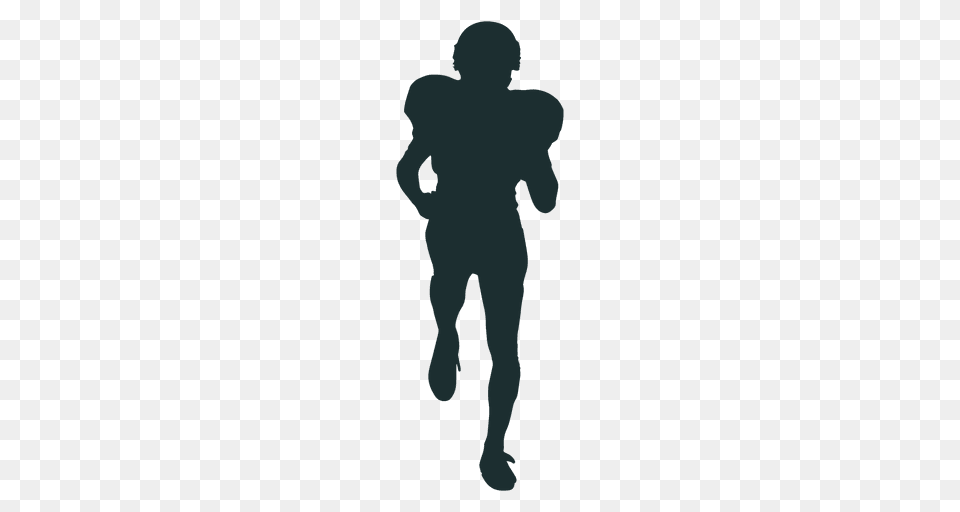 Football Player Running Transparent Images, Silhouette, Person, Head Free Png Download