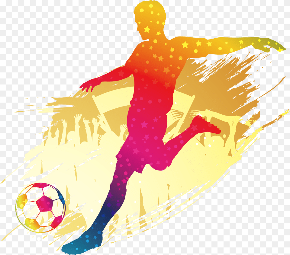 Football Player Silhouette Clip Art Silueta Jugadores Soccer Player Silhouette, Back, Person, Body Part, Leisure Activities Png Image