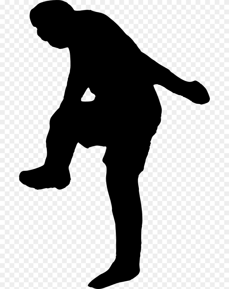Football Player Silhouette Portable Network Graphics, Gray Free Png