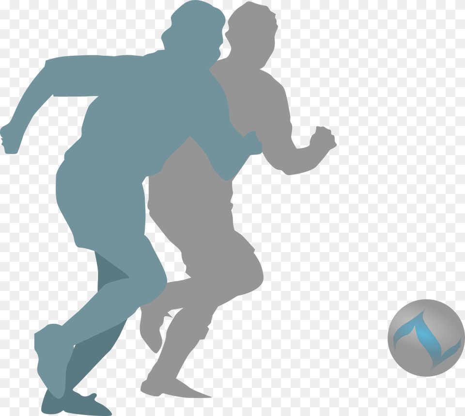 Football Player Silhouette Vector Sepak Bola Vektor, Person, Ball, Handball, Sport Png Image