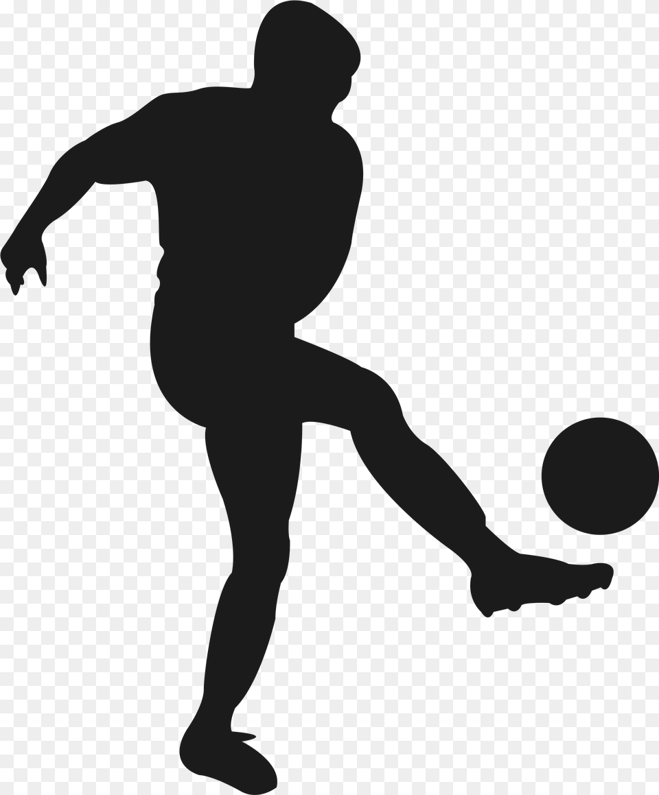 Football Player Sport Silhouette Jogador De Futebol, Person, Dancing, Leisure Activities Free Png