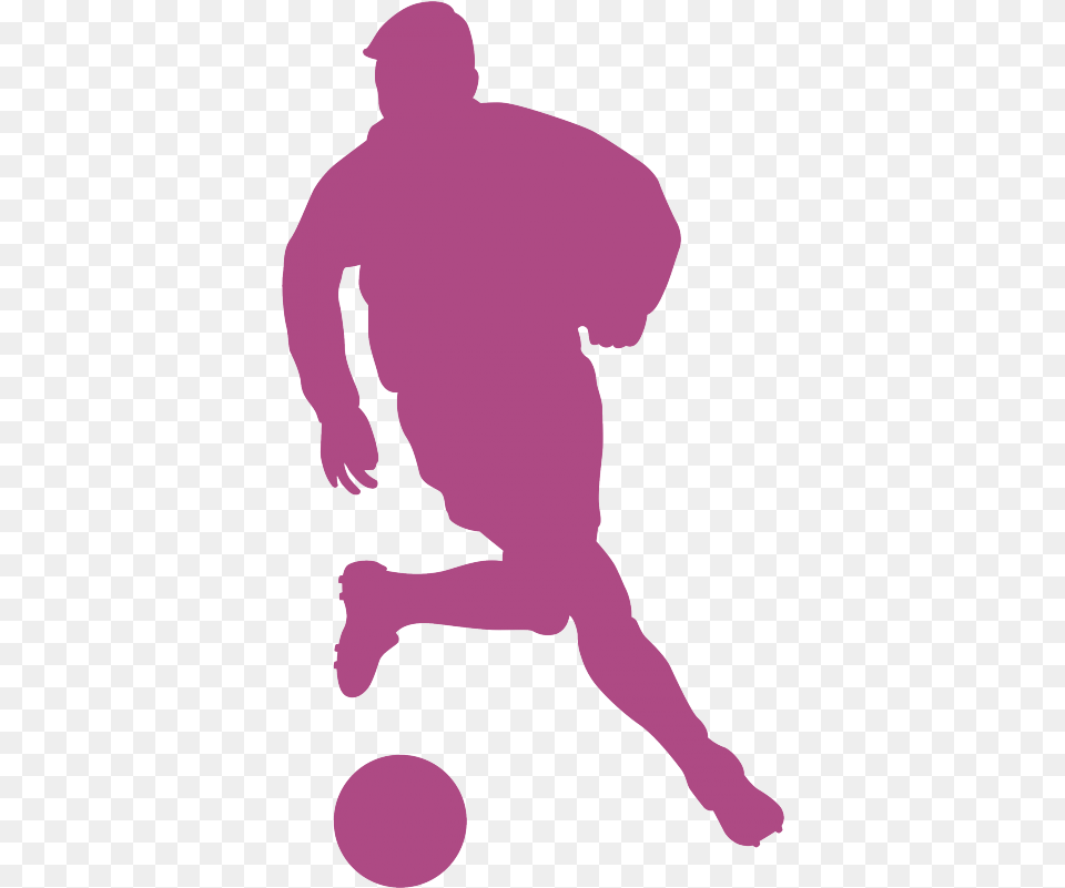 Football Player Sport Wall Decal Athlete Football Player, Purple, Adult, Male, Man Png Image