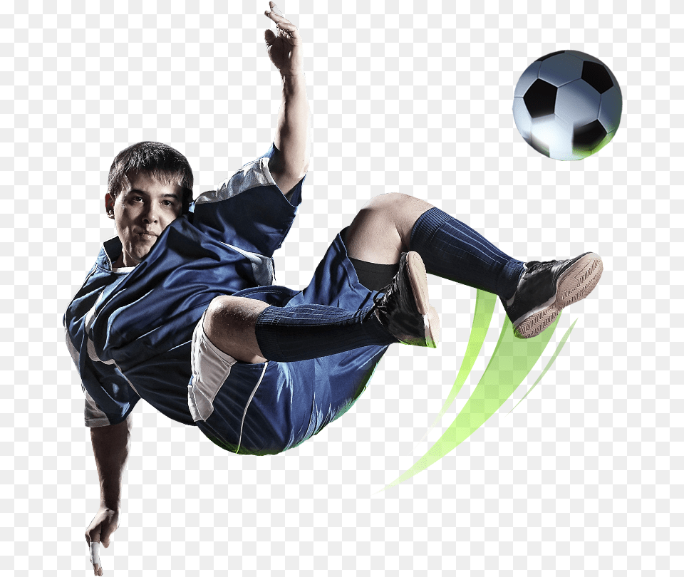 Football Player Sports, Person, Kicking, Adult, Sphere Png Image