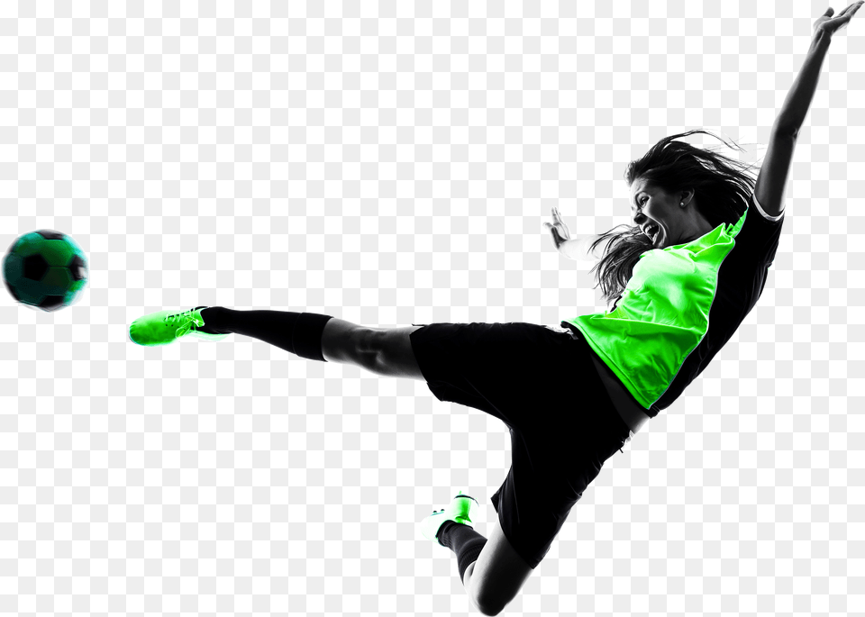 Football Player Woman Womenu0027s Association Soccer Player Woman, Sphere, Dancing, Person, Leisure Activities Free Transparent Png