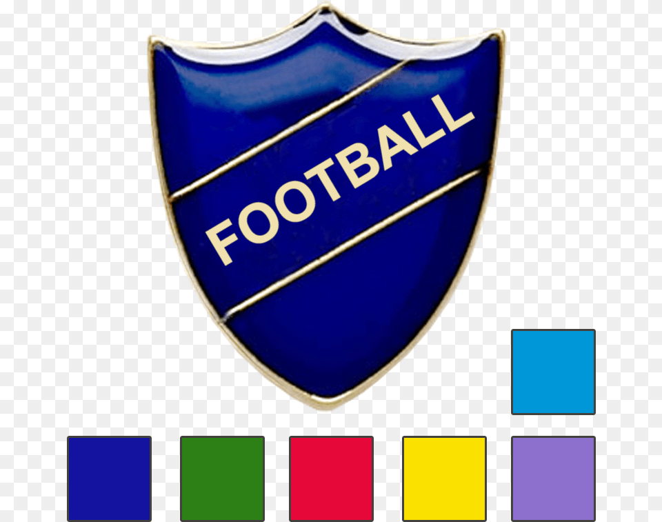 Football School Badge Shield Vice Captain Shield Badge Blue 22mm X, Logo, Symbol, Armor Png Image