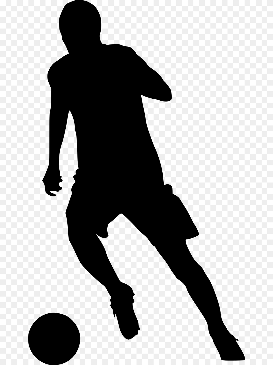 Football Silhouette Physiofit Health, Gray Png