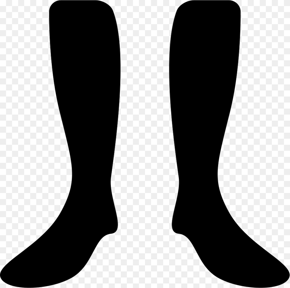 Football Socks Comments Football Socks Vector, Silhouette, Boot, Clothing, Footwear Png Image