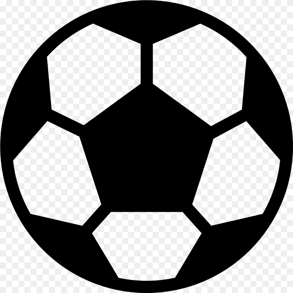 Football Sport Ball Game Soccer Ball Icon, Gray Free Transparent Png