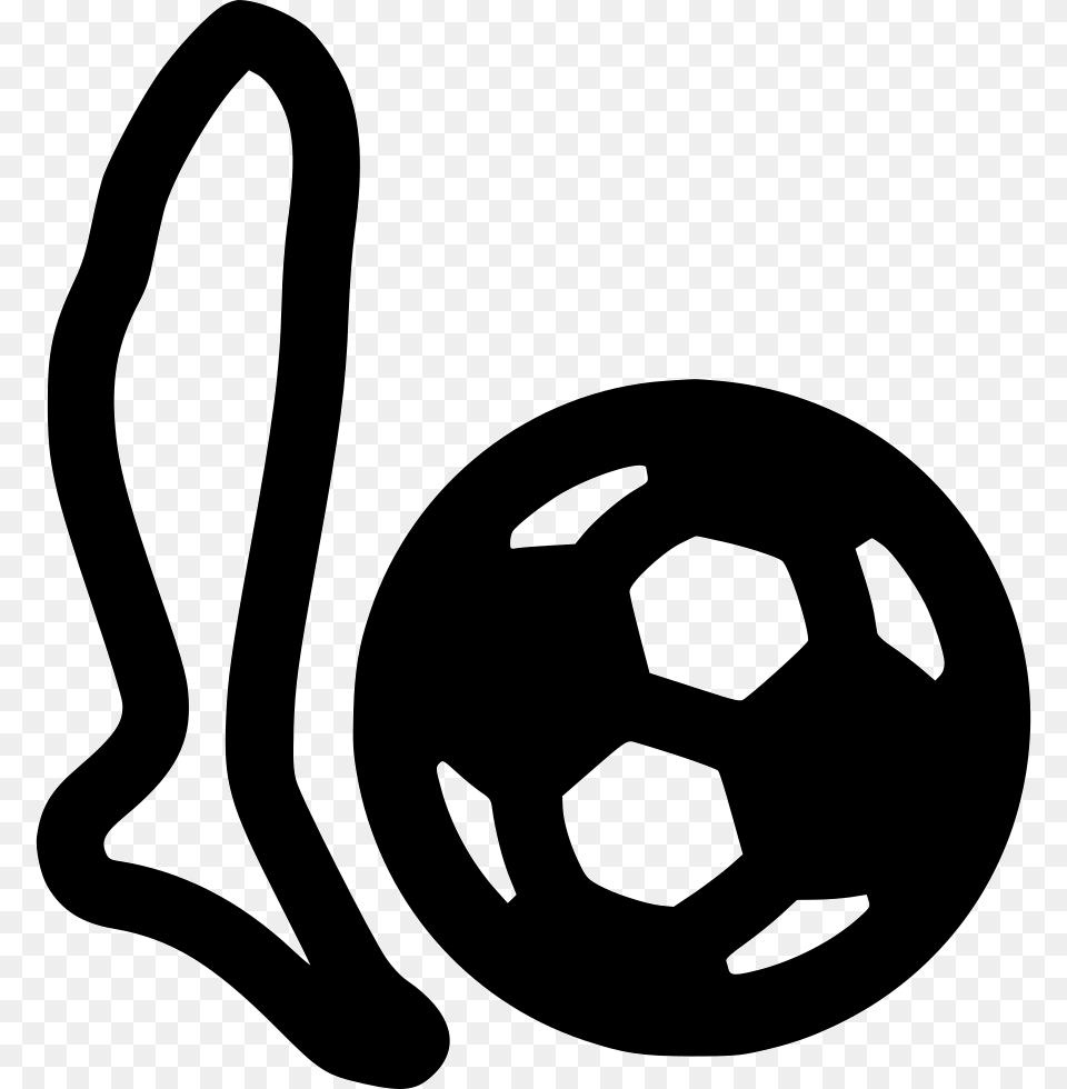 Football Sport Game Play Soccer Ball Sports Kick American Football, Soccer Ball, Stencil, Ammunition, Grenade Free Png Download