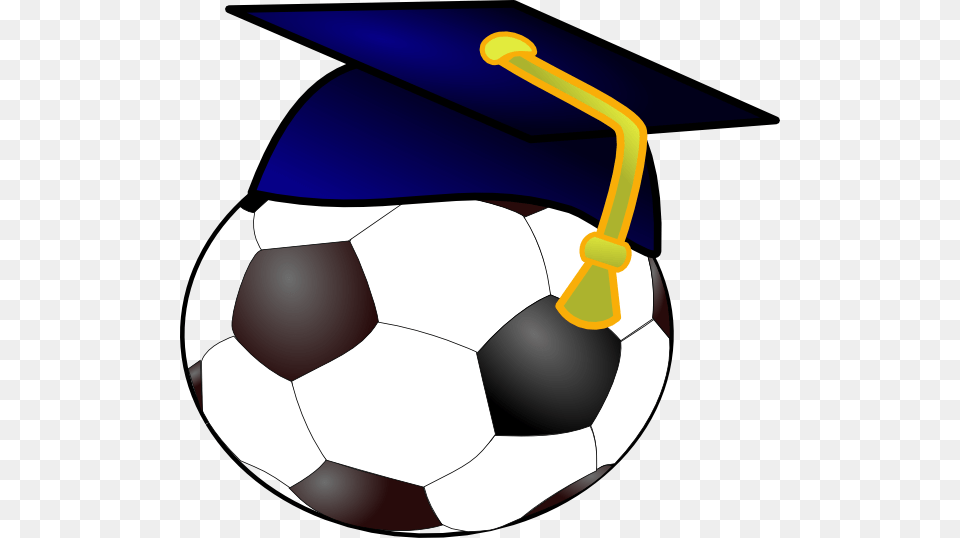 Football Square Academic Cap Clip Art, People, Ball, Graduation, Sport Png Image