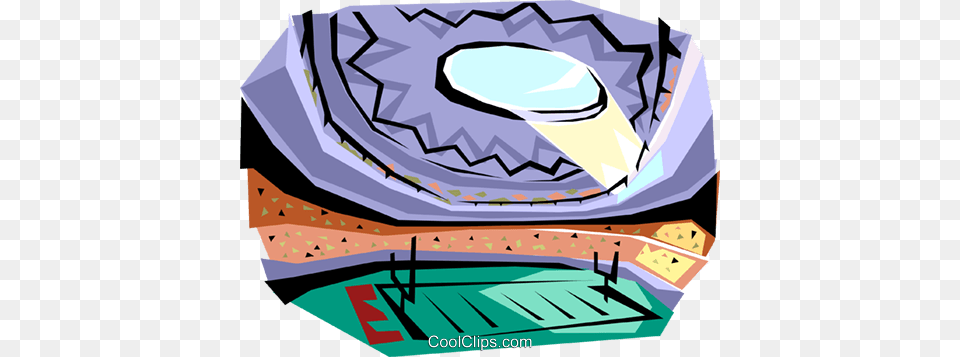 Football Stadium Royalty Vector Clip Art Illustration, Outdoors, Painting Free Transparent Png