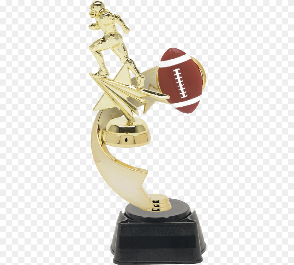 Football Star Step Trophy 12quot Trofeos De Americano, American Football, American Football (ball), Ball, Sport Png