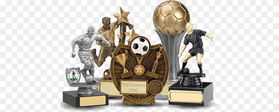 Football Trophies With Engraving Premier Blog Football Trophies And Medals, Ball, Sport, Soccer Ball, Soccer Free Png