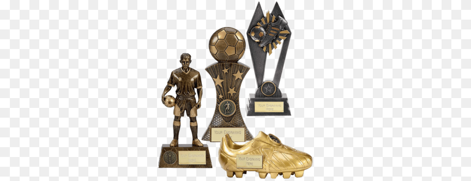 Football Trophy, Bronze, Sport, Soccer Ball, Soccer Free Png