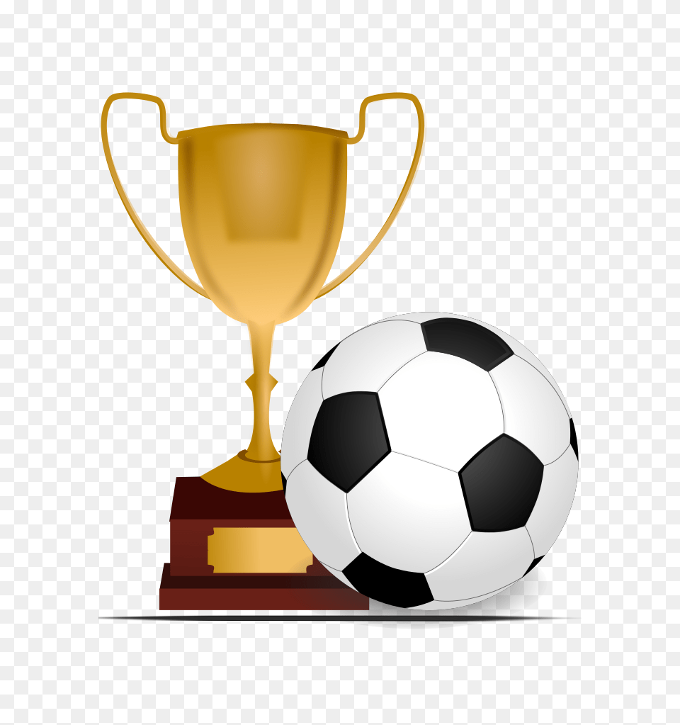 Football Trophy Clipart Group With Items, Ball, Soccer, Soccer Ball, Sport Free Transparent Png