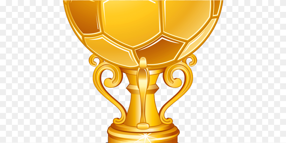 Football Trophy Clipart Soccer Trophy Vector, Chandelier, Lamp Free Png Download