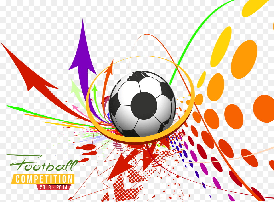 Football Vector Sports Images Hd, Advertisement, Art, Graphics, Soccer Ball Png Image