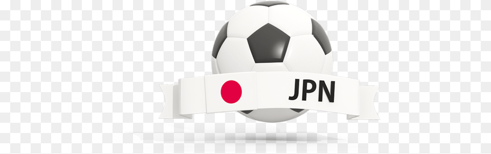 Football With Banner Illustration Of Flag Japan Illustration, Ball, Soccer, Soccer Ball, Sport Free Png Download
